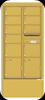4C16D-09-D 4C Horizontal Depot Mailbox Gold Speck