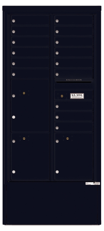 4C Depot Mailbox – 16-Doors High – 15 Tenant Mailboxes