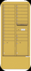4C16D-19-D 4C Horizontal Depot Mailbox Gold Speck
