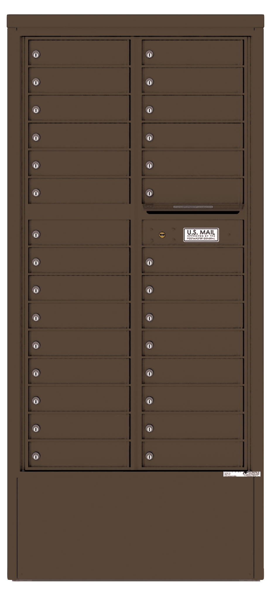 4C Horizontal Depot Mailbox 4C16D-29-D (Antique Bronze)