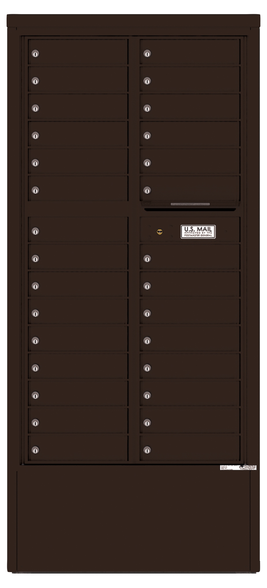 4C Horizontal Depot Mailbox 4C16D-29-D (Dark Bronze)