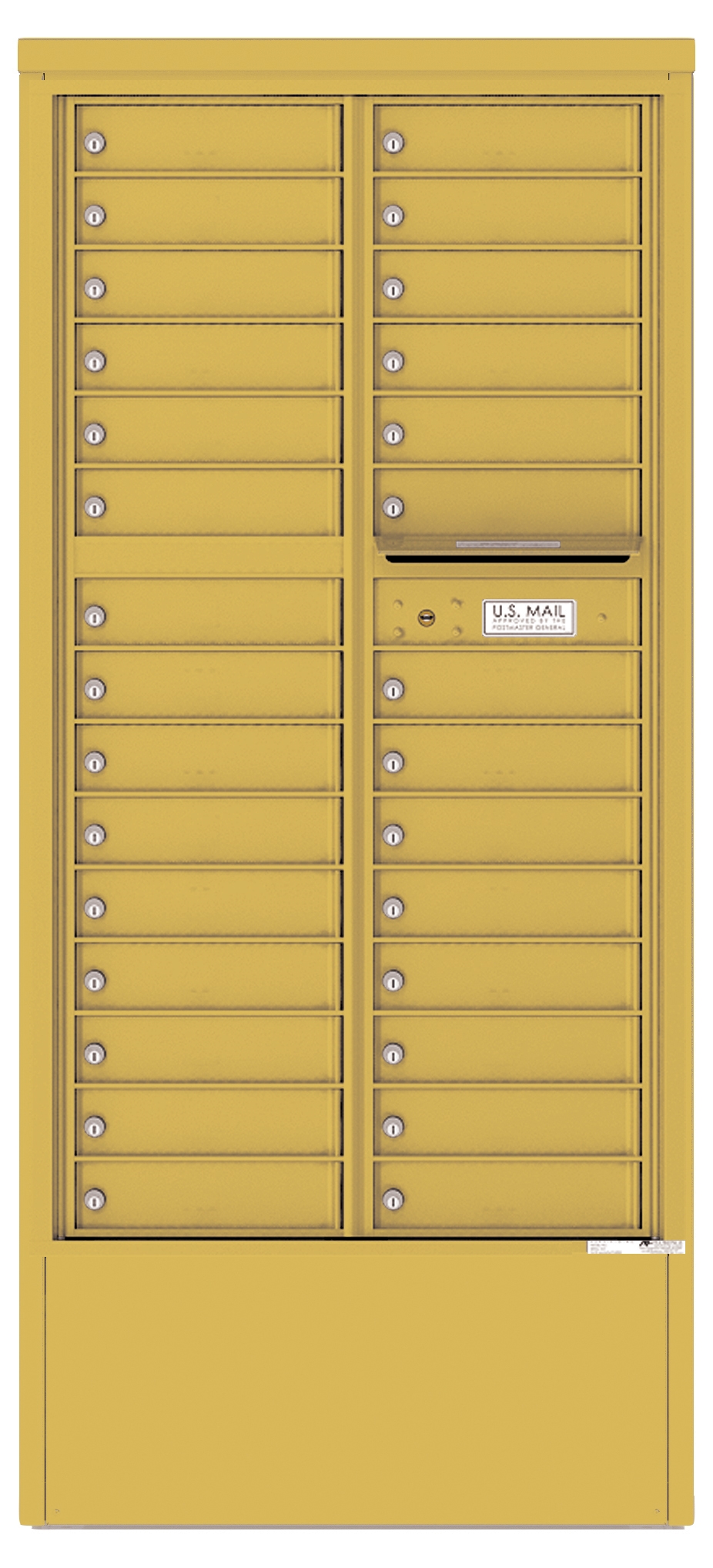 4C Horizontal Depot Mailbox 4C16D-29-D (Gold Speck)
