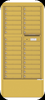 4C Horizontal Depot Mailbox 4C16D-29-D (Gold Speck)