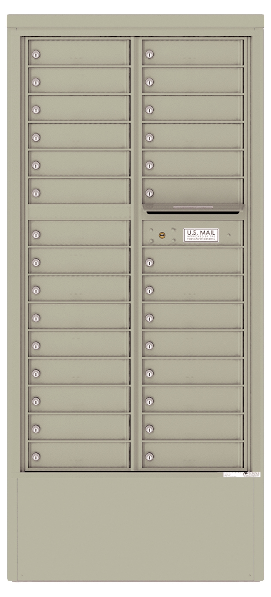 4C Horizontal Depot Mailbox 4C16D-29-D (Postal Grey)