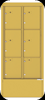 4C16D-6P-D 4C Horizontal Depot Mailbox Gold Speck