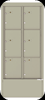 4C16D-6P-D 4C Horizontal Depot Mailbox Postal Grey