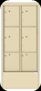 4C16D-6P-D 4C Horizontal Depot Mailbox Sandstone