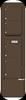 4C16S-03-D 4C Horizontal Depot Mailbox Antique Bronze
