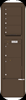 4C16S-04-D 4C Horizontal Depot Mailbox Antique Bronze