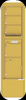 4C16S-04-D 4C Horizontal Depot Mailbox Gold Speck