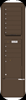 4C16S-09-D 4C Horizontal Depot Mailbox Antique Bronze