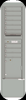 4C16S-09-D 4C Horizontal Depot Mailbox Silver Speck