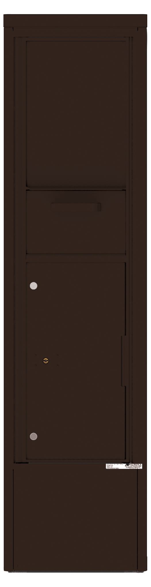 4C16S-HOP-D 4C Horizontal Single column Collection/Drop box Dark Bronze