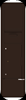 4C16S-HOP-D 4C Horizontal Single column Collection/Drop box Dark Bronze