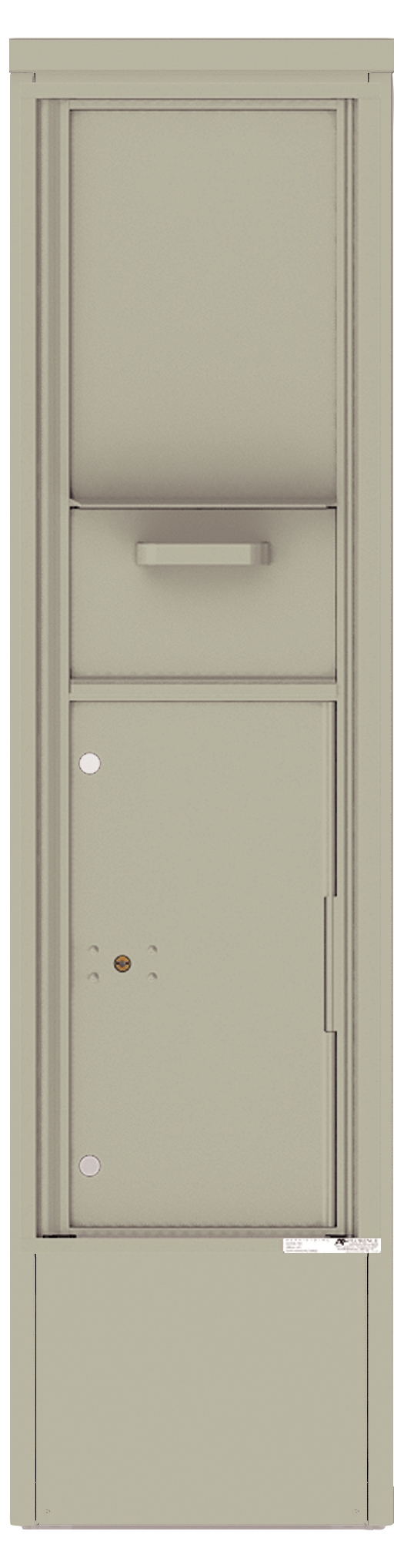 4C16S-HOP-D 4C Horizontal Single column Collection/Drop box Postal Grey