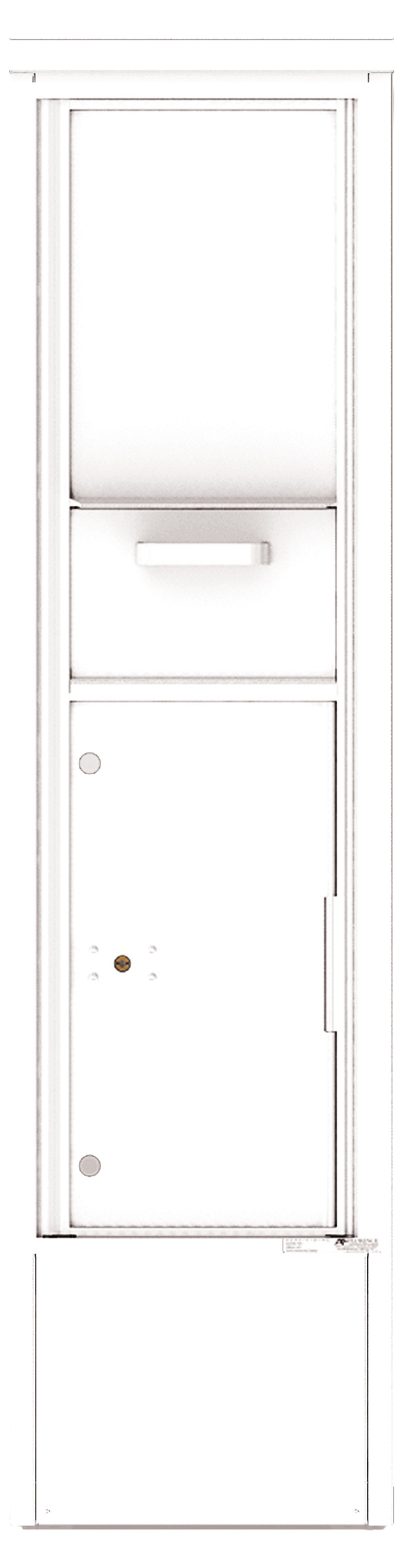 4C16S-HOP-D 4C Horizontal Single column Collection/Drop box White