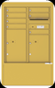4CADD-07-D 4C Horizontal Depot Mailboxes Gold Speck