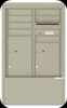 4CADD-07-D 4C Horizontal Depot Mailboxes Postal Grey