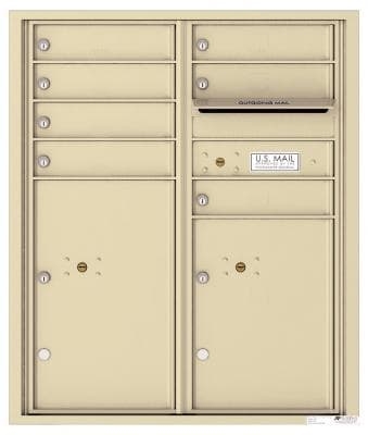 Versatile ™ 4C Mailbox – ADA Max Height – 7 Tenant Mailboxes