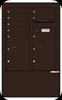 4CADD-08-D 4C Horizontal Depot Mailboxes Dark Bronze