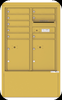 4CADD-08-D 4C Horizontal Depot Mailboxes Gold Speck