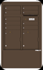 4CADD-09-D 4C Horizontal Depot Mailbox Antique Bronze