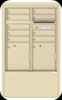4CADD-09-D 4C Horizontal Depot Mailbox Sandstone