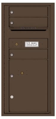 Versatile ™ 4C Mailbox – ADA Max Height – 3 Tenant Mailboxes