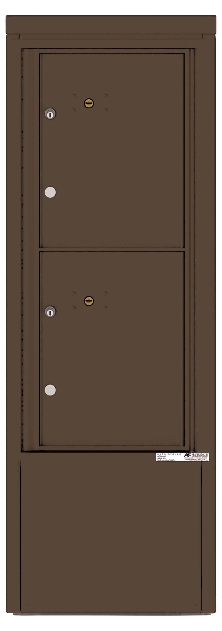 4CADS-2P-D 4C Horizontal Depot Mailbox Antique Bronze