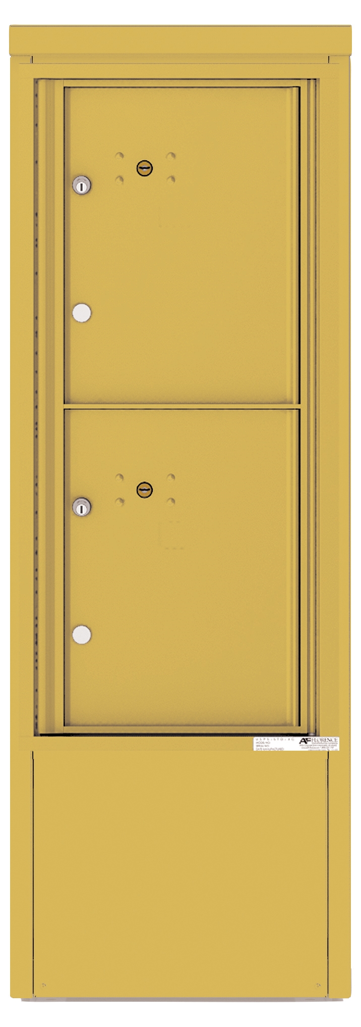 4CADS-2P-D 4C Horizontal Depot Mailbox Gold Speck