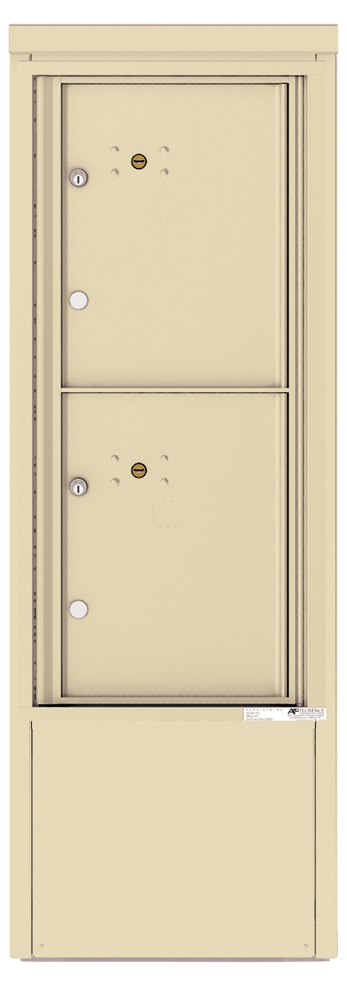 4CADS-2P-D 4C Horizontal Depot Mailbox Sandstone