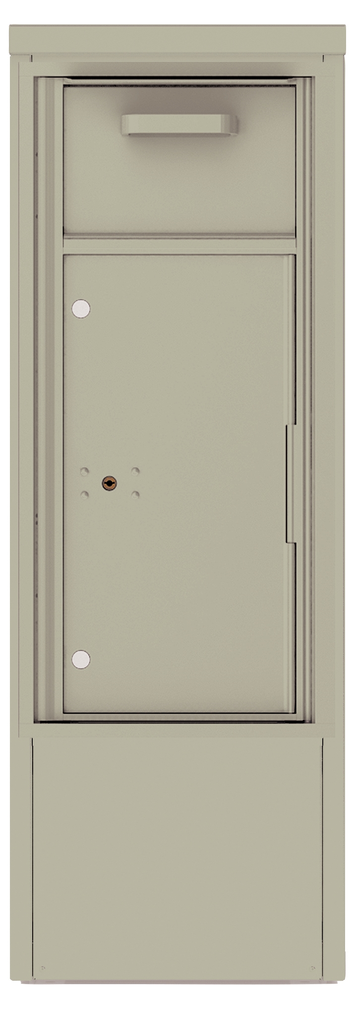 4CADS-HOP-D 4C Hopper Style Collection / Drop Box Postal Grey