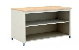 60Inch Extra Deep Storage Table With Center Shelf US Mail Supply