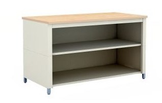 60-Inch Extra Deep Storage Table With Center Shelf