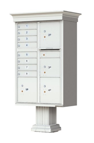 Decorative 8 Door USPS Approved Cluster Box for Sale