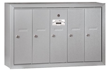 5-Door 3500 Series Vertical Mailbox Aluminum