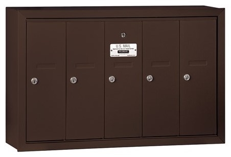 5-Door 3500 Series Vertical Mailbox Bronze