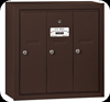 3-Door 3500 Series Vertical Mailbox Bronze