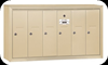 6-Door 3500 Series Vertical Mailbox Sandstone