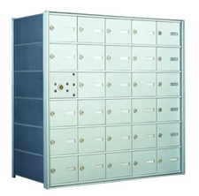 1400-65 Florence 4B+ 30 Door Horizontal Mailbox - 6 Rows x 5 Columns