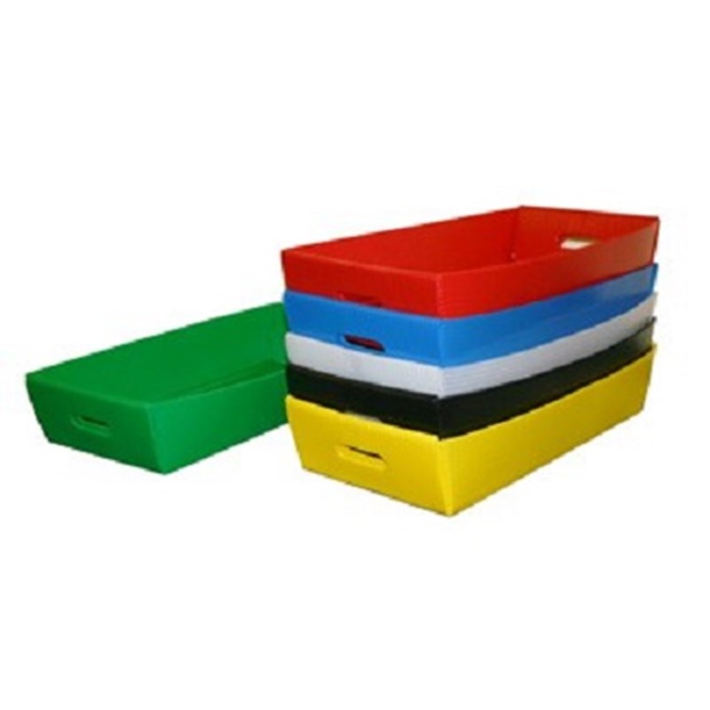 25" Corrugated Plastic Mail Tray Ballot Counting Bins