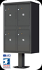 1590T2 Florence Outdoor Pedestal Parcel Mailbox USPS approved