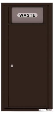 4C10S-Bin Ten Door High 4C Trash/Recycling Bin Dark Bronze
