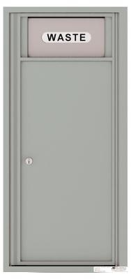 4C10S-Bin Ten Door High 4C Trash/Recycling Bin Gold Speck Silver