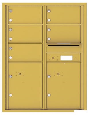Gold Speck 4C Mailbox