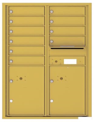 Gold Speck 4C Mailbox