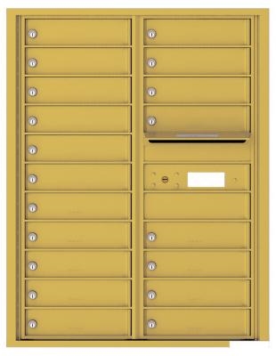 Gold Speck 4C Mailbox