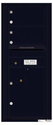 4C11S-02 Eleven Door High Two Tenant 4C Mailbox Black