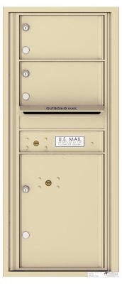 4C11S-02 Eleven Door High Two Tenant 4C Mailbox Sandstone