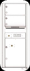 4C11S-02 Eleven Door High Two Tenant 4C Mailbox White